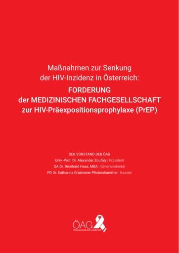 Vorschau Bild von Positionspapier de rÖsterreichischen AIDS Gesellschaft zur PrEP in Österreich