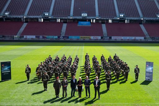 Einen Vorgeschmack boten die Militärmusiken Kärnten und
Steiermark