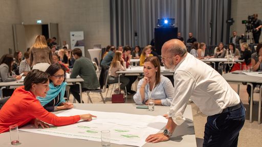 Vorschau Bild von Convention4u 2021 Teilnehmer:innen im Workshop „Von
der Meeting Industrie zur Meaning Industrie“
