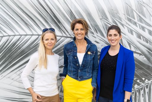 v.l.n.r. Alexandra Kunsch, Communication Lead
Oncology; Martina Löwe, Geschäftsführerin Österreichische
Krebshilfe; Carina Schaupp, Franchise Lead Oncology