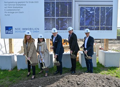 Spatenstich Parkhaus „Quartier Mitte“, St. Pölten