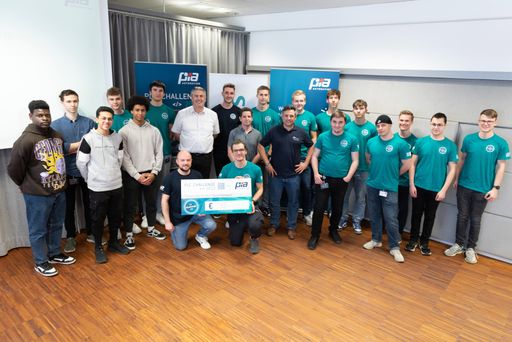 Vorschau Bild von Die Schüler bei der Siegerehrung