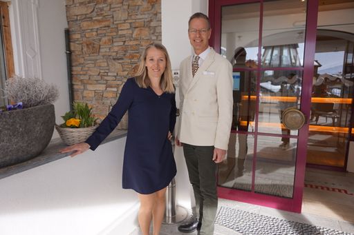  Die Gastgeber der Zauchensee Summits: Katharina
Dessl und Roland Dolschek