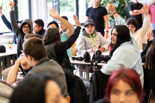  Veranstaltung "Europa in meiner Schule" in der LBS
1 in Dornbirn, am 10.5.2023