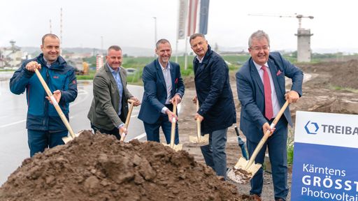  Spatenstich für die PV-Anlage der Treibacher
Industrie AG in Althofen