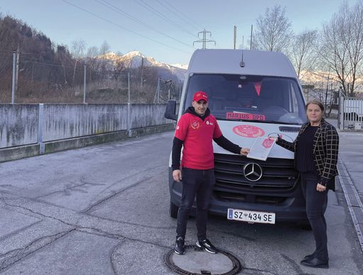 Marius Iamandeiu in Tirol als DPD-Lieferchampion
ausgezeichnet