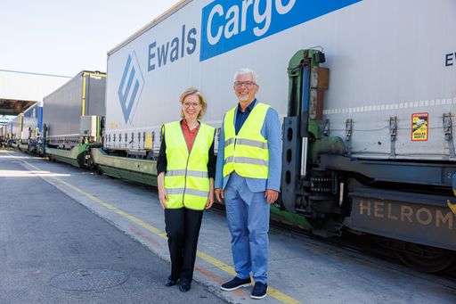 Gewessler/Sertic: "Zukunft der Logistik liegt auf
der Schiene"