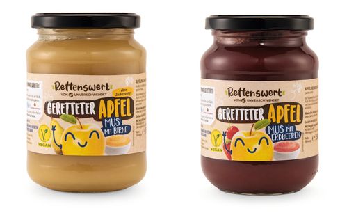 RETTENSWERT Apfelmus mit Zusatzfrucht
