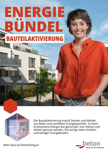 Vorschau Bild von Beton Dialog Österreich: Sujet Bauteilaktivierung
hoch