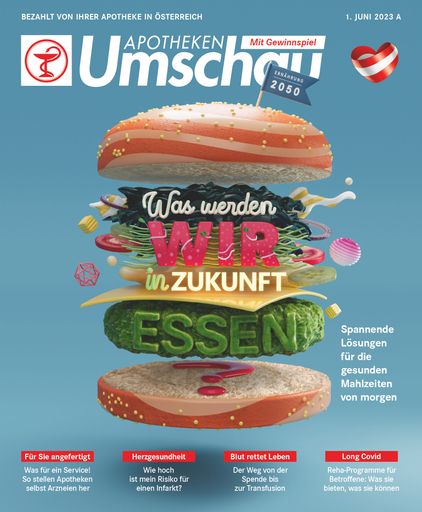 "Titelbild Apotheken Umschau 6A/2023" Die Verwendung
dieses Bildes ist für redaktionelle Zwecke bis zum 31.05.2026
zulässig, jedoch ausschließlich mit Bezug auf die ursprüngliche
Meldung und nur mit vollständigem Bildrechtehinweis. / Die
Verwendung dieses Bildes für redaktionelle Zwecke ist unter
Beachtung aller mitgeteilten Nutzungsbedingungen zulässig und dann
auch honorarfrei. Veröffentlichung ausschließlich mit
Bildrechte-Hinweis.