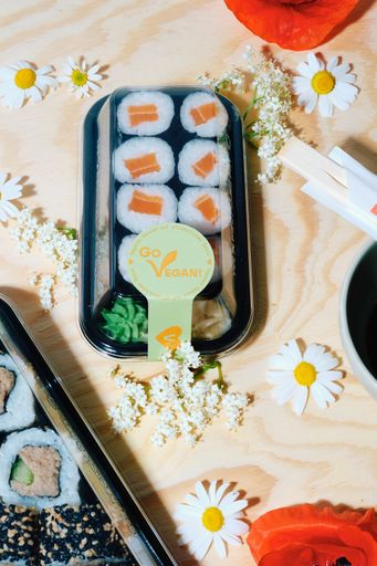 Vorschau Bild von VEGAN Lachs Maki