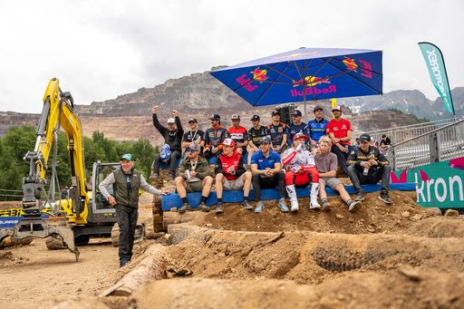 Vorschau Bild von Participants seen during the Red Bull Erzbergrodeo
press conference at the Erzberg in Eisenerz, Austria on June 8,
2023. // Joerg Mitter / Red Bull Content Pool // SI202306080141 //
Usage for editorial use only //