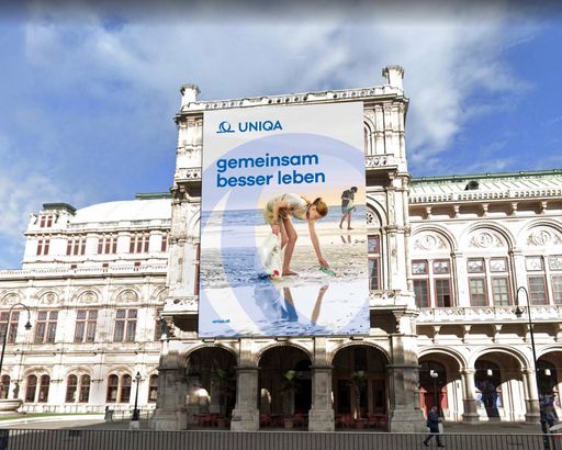 Rendering der neuen UNIQA Werbekampagne - Sujet