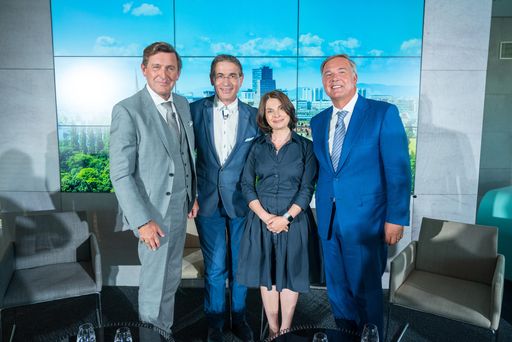 Fotos v.l.n.r.: Peter Hanke, Gerhard Koller, Beatrix Weissel und
Walter Ruck © Andreas Tischer