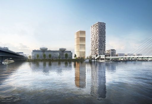 Donaumarina Tower geplant von UBM