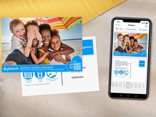 Vorschau Bild von Die kostenlose Pixum Postkarte im Klassik Format / Die Verwendung
dieses Bildes für redaktionelle Zwecke ist unter Beachtung aller
mitgeteilten Nutzungsbedingungen zulässig und dann auch honorarfrei.
Veröffentlichung ausschließlich mit Bildrechte-Hinweis.