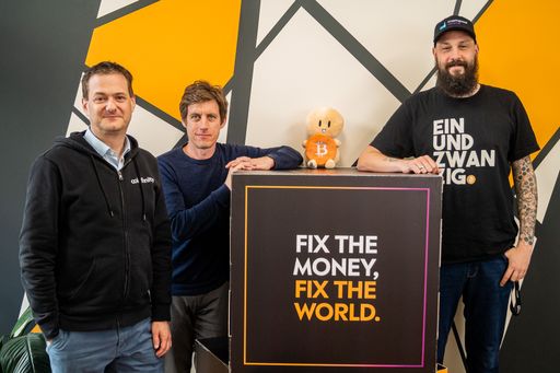 Vorschau Bild von Andreas Thaller (COO), Thomas Burgstaller (CGO) und Max Tertinegg
(CEO) von Coinfinity