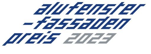 Vorschau Bild von Schriftzug des Alufenster-Fassaden-Preises 2023