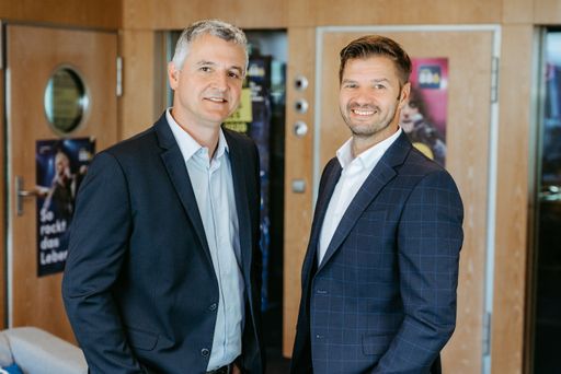 Vorschau Bild von v.l.n.r. GF radio 88.6 Ralph Meier-Tanos, GF
RadioCom Günther Zögernitz