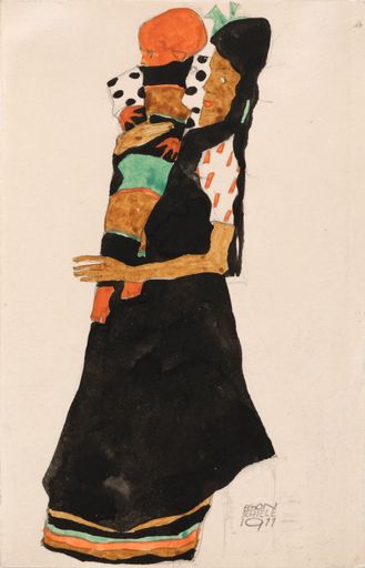 Vorschau Bild von Egon Schiele_Mutter mit Schuerze