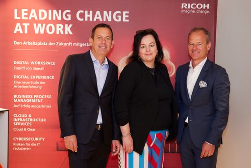  Am Pressetermin in Wien präsentierte Ricoh die Zahlen des letzten
Finanzjahrs, die aktuelle Vision mit Nachhaltigkeitsschwerpunkt
sowie Produktneuheiten.