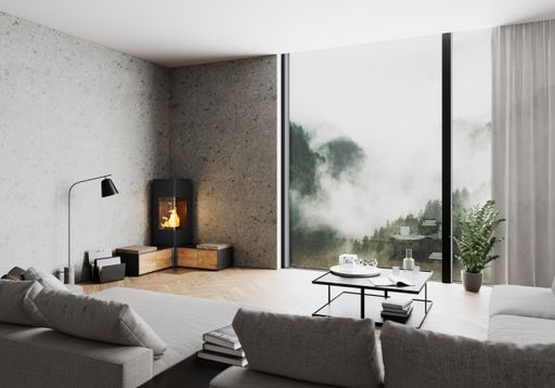 Vorschau Bild von RIKA CONNECT WOOD bietet mit seiner Eckeinsicht
variable Platzierungsmöglichkeiten und eignet sich insbesondere als
Ecklösung.