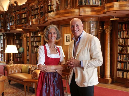 Victoria B. Mars, Aufsichtsratsvorsitzende von
Salzburg Global Seminar, und Martin Weiss, Präsident und CEO,
Salzburg Global Seminar