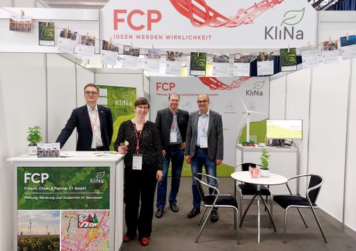 Das FCP-Kompetenzteam für Klimaschutz &
Nachhaltigkeit auf der Kommunalmesse 2023.