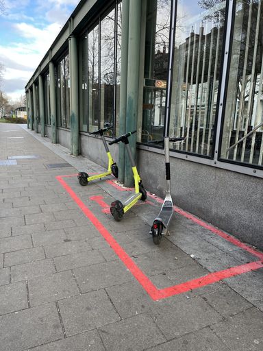 Parkfläche E-Scooter Jägerstraße