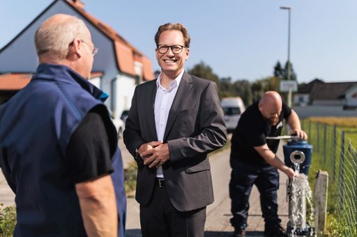 Vorschau Bild von VGW-Präsident Ing. Wolfgang Nöstlinger, MSc MBA ,
Sprecher der Trinkwasserversorger