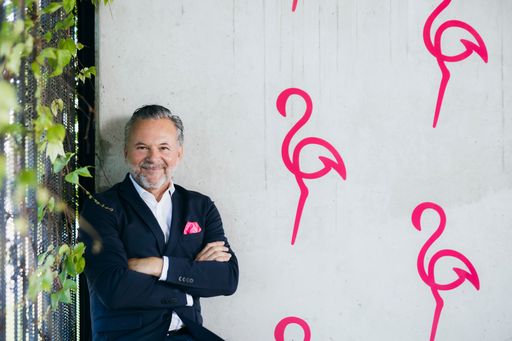 Radio Flamingo-Geschäftsführer Gottfried Bichler freut sich über
stolze Reichweitenzuwächse
