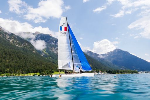  Das Siegerboot FRA-02 (Trécul Yoann/Ferrand
Thomas).