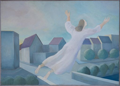 Vorschau Bild von Gertie Fröhlich, Fliegende, 1980 Eitempera