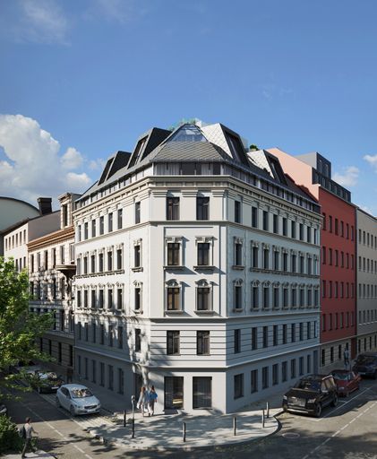 23 hochwertige Eigentumswohnungen, mit Freiflächen
und ans Wiener Fernwärmenetz angeschlossen, sollen bis 2024 in der
Siebenbrunnengasse 65 fertiggestellt sein.