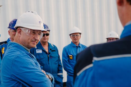 Vorschau Bild von OMV CEO Alfred Stern bei Exploration Wittau