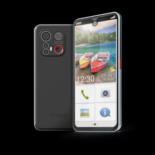 Vorschau Bild von Ganz einfach bedienbar: Das neue emporia E6 mit der
patentierten emporia-Oberfläche, 5G, Top-Ausstattung und
Notrufknopf.