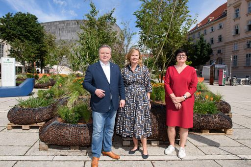 MQ goes Green – Start Begrünung MuseumsQuartier