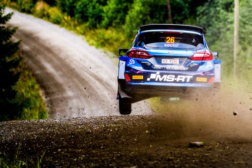 M-Sport Ford fährt bei Rallye Finnland aufs WRC2-Podium und baut
Rekordserie an Marken-WM-Punkten weiter aus. Adrien Fourmaux
erreicht mit seinem Ford Fiesta Rally2 unter schwierigen Bedingungen
Platz zwei in der WRC2 und den hervorragenden achten Rang im
Gesamtklassement. / Die Verwendung dieses Bildes für redaktionelle
Zwecke ist unter Beachtung aller mitgeteilten Nutzungsbedingungen
zulässig und dann auch honorarfrei. Veröffentlichung ausschließlich
mit Bildrechte-Hinweis.