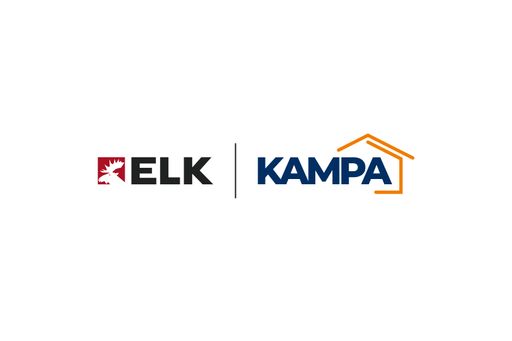  Das Partnerschaftslogo von ELK und KAMPA