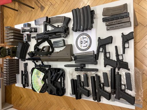 Foto der sichergestellten Gegenstände