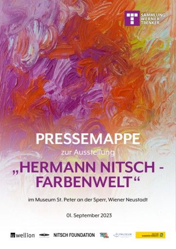Vorschau Bild von Pressemappe Ausstellungseröffnung "Hermann Nitsch - Farbenwelt"