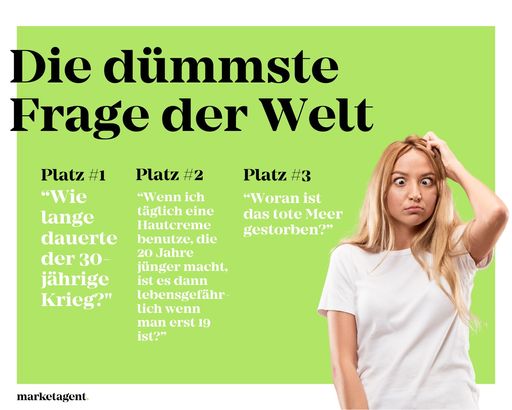 Top-3 der dümmsten Fragen der Welt