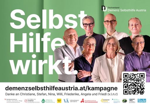 Kampagne Plakat Allgemein Dachverband Demenz "Selbsthilfe wirkt"