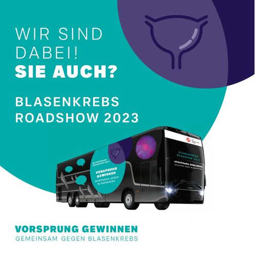 Bladder Cancer Awareness Roadshow, for physicians, nurses, other
medical professionals, patients, relatives and interested parties,
07.09.2023 Wels, 08.09.2023 Wien, 08. September 2023, 10-15 Uhr,
Klinikum Wels-Grieskirchen, Grieskirchner Str. 42, 4600 Wels 07.
September 2023, 10-16 Uhr, Auf dem Vorplatz des Einkaufscenters Q19,
Grinzinger Str. 112, 1190 Wien / Die Verwendung dieses Bildes für
redaktionelle Zwecke ist unter Beachtung aller mitgeteilten
Nutzungsbedingungen zulässig und dann auch honorarfrei.
Veröffentlichung ausschließlich mit Bildrechte-Hinweis.