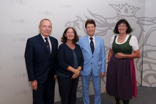  Vizepräsident Dr. Ruso, Bürgermeisterin Elke Kahr, Präsident
Werner Götz, Vizepräsidentin Edith Prüschel, MBA