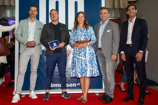 Vorschau Bild von Eröffnung der jobmesse austria mit (v.l.n.r.)
Stefan Süß, Fredi Hahn, Jugendstaatssekretärin Claudia Plakolm,
Christian Freidl, Manuel Überreich