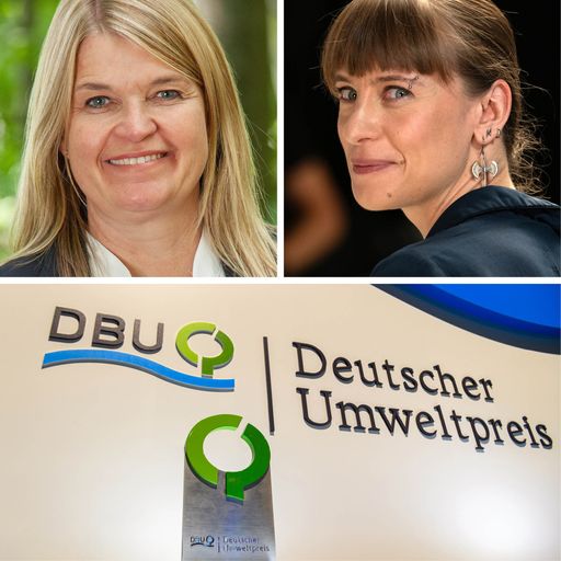 Auszeichnung: Holzbau-Pionierin Dagmar Fritz-Kramer (links) und
Klimaforscherin Friederike Otto erhalten dieses Jahr den Deutschen
Umweltpreis der DBU. Fotos: © Baufritz | © guy@strikingfaces / Die
Verwendung dieses Bildes für redaktionelle Zwecke ist unter
Beachtung aller mitgeteilten Nutzungsbedingungen zulässig und dann
auch honorarfrei. Veröffentlichung ausschließlich mit
Bildrechte-Hinweis.