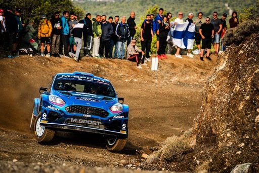 Vorschau Bild von Adrien Fourmaux/Alexandre Coria setzten mit dem Fiesta Rally2 von
M-Sport Bestzeiten und fuhren trotz Reifenschäden ebenfalls einen
vierten Platz ein. / Die Verwendung dieses Bildes für redaktionelle
Zwecke ist unter Beachtung aller mitgeteilten Nutzungsbedingungen
zulässig und dann auch honorarfrei. Veröffentlichung ausschließlich
mit Bildrechte-Hinweis.