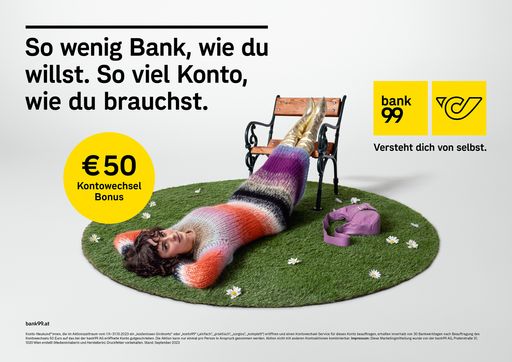Vorschau Bild von bank99: Sujet Konto mit 50 Euro Kontowechselbonus