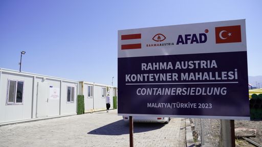 Rahma Austria Containersiedlung in der Türkei
